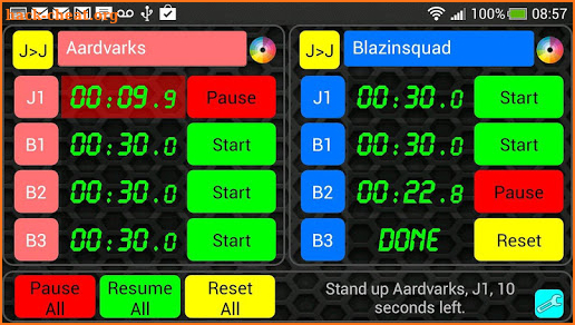 Penalty Timer 4 Roller Derby screenshot