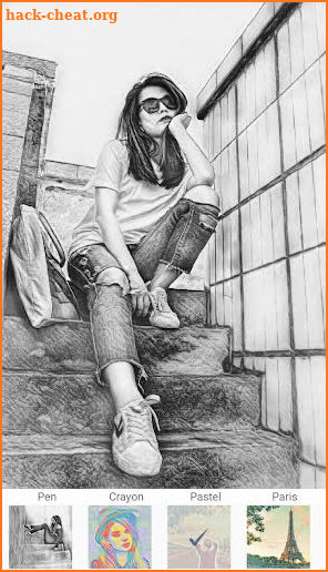 Pencil Photo Sketch-Sketch Drawing Photo Editor screenshot