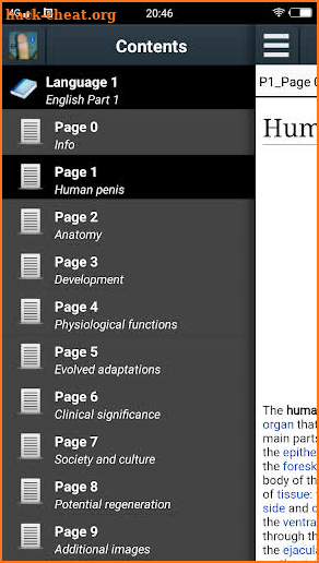 Penis Anatomy Encyclopedia screenshot