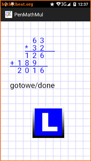 PenMathMul screenshot
