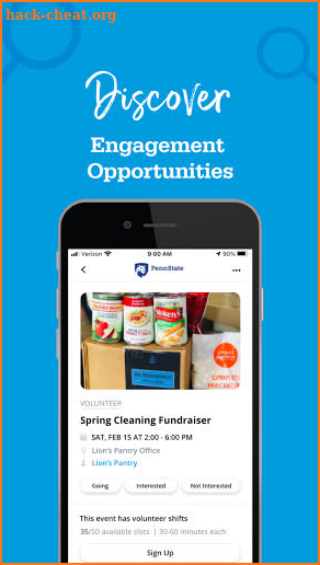 Penn State Engagement App screenshot