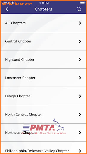 Pennsylvania Motor Truck Association screenshot