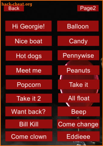 Pennywise Soundboard screenshot