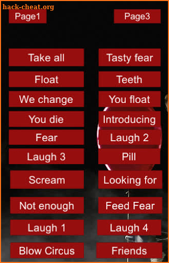 Pennywise Soundboard screenshot