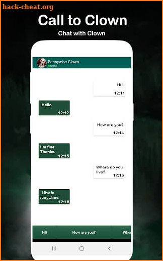 Pennywise's Clown Call: Chat Simulator ClownIT screenshot