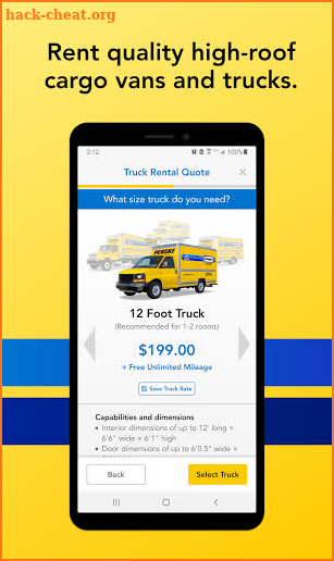 Penske Truck Rental screenshot