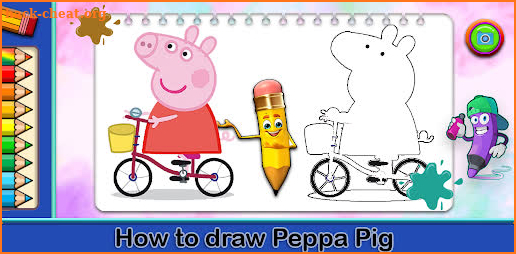 Pepp Piglet Coloring book screenshot