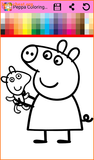 Peppa Coloring Book screenshot