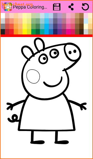 Peppa Coloring Book screenshot