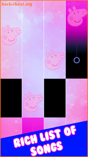 Peppa Piano Tiles Pig screenshot