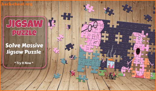 Peppa Puzzle pig game screenshot