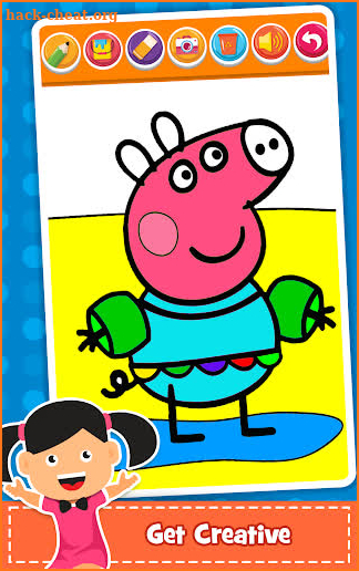 Peppas PIg Coloring Book: For Fun screenshot