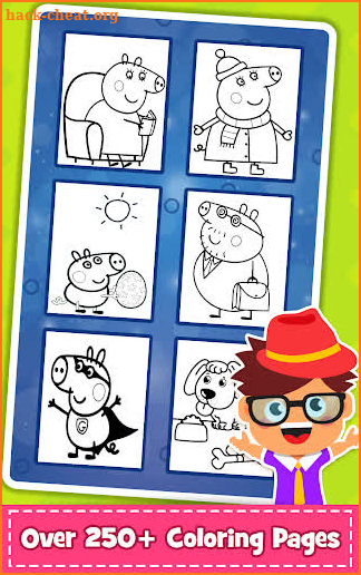 Peppas PIg Coloring Book: For Fun screenshot