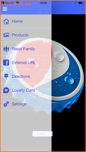 Pepsi Atmore App screenshot