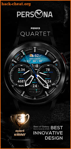 PER013 - Quartet Watch Face screenshot