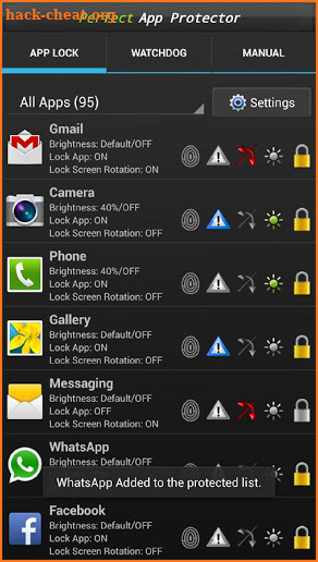 Perfect App Lock Pro screenshot