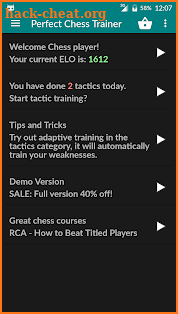 Perfect Chess Trainer screenshot