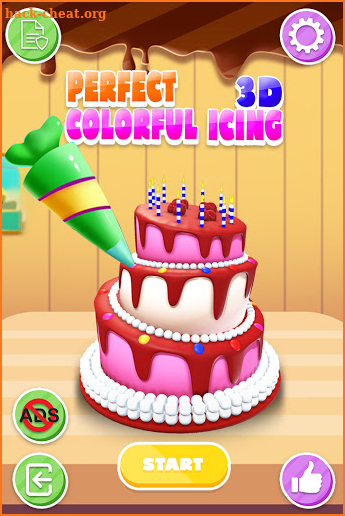 Perfect Colorful Cake Icing 3D screenshot