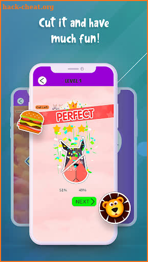 Perfect Slice – Cut It Puzzle Game screenshot