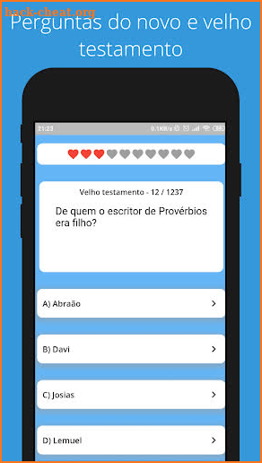 Perguntas da Bíblia screenshot