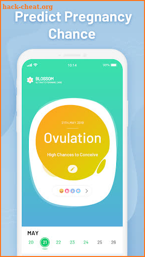 Period Tracker Blossom - Ovulation Calendar APP screenshot