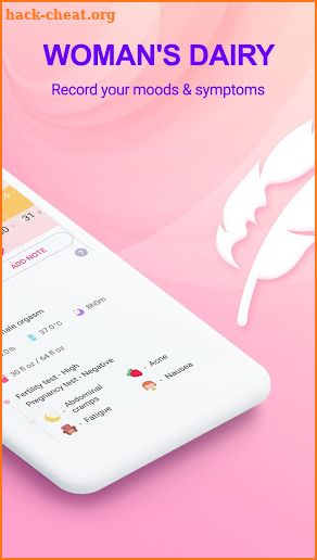 Period Tracker For Ovulation Calculator & Calendar screenshot