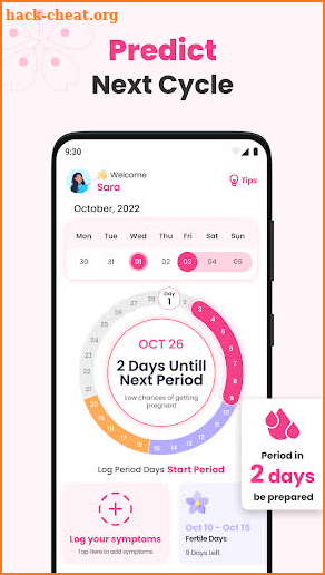 Period Tracker Ovulation Cycle screenshot