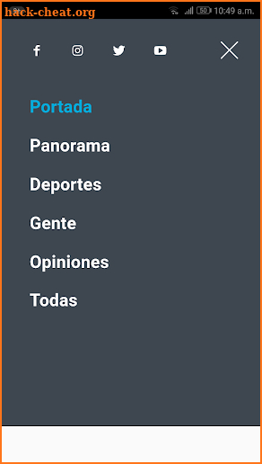 Periódico El Caribe screenshot