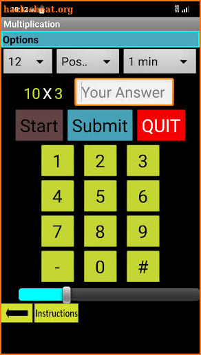 PerkTutor: Reinforcing basic Math Skills screenshot