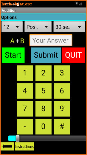 PerkTutor: Reinforcing basic Math Skills screenshot