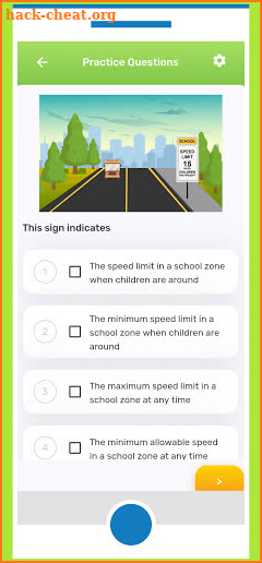 Permit Test California CA DMV 2021 screenshot