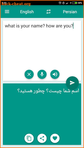 Persian-English Translator screenshot