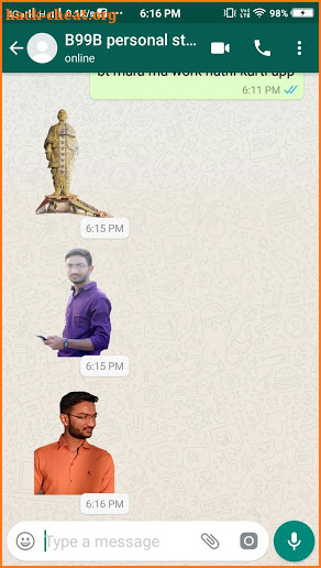 Personal stickers Maker - for WhatsApp All screenshot