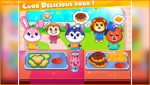 Pet animal cooking game screenshot