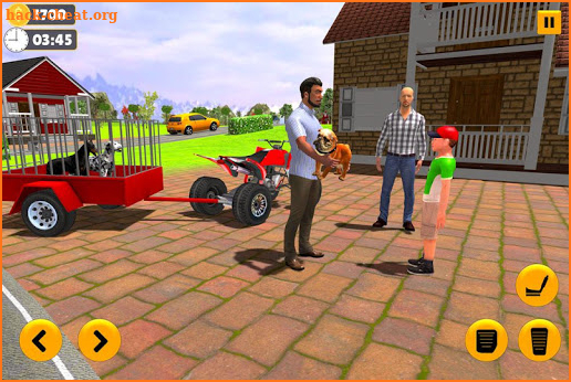 Pet Dog ATV Trolley Cargo Transport screenshot