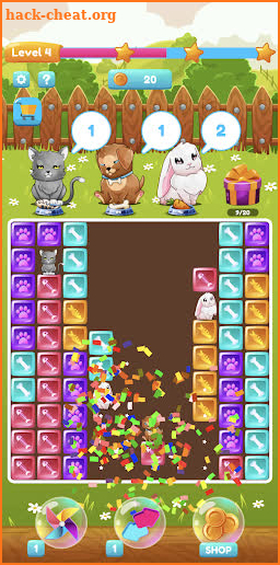 Pet Rescure - Cubes Popping screenshot