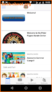 Peter Pippos Karate Center screenshot