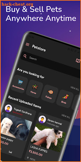 Pets Store - Buy Sell Dog Bird screenshot