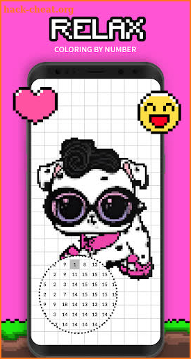 PETS Surprise Number Coloring Books - Pixel Art screenshot