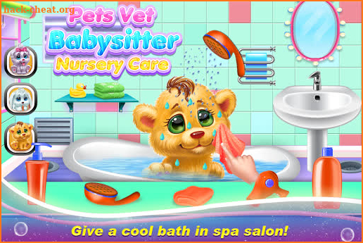 Pets Vet Doctor Baby sitter Nursery Care Games screenshot