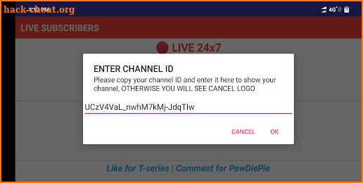 Pewdiepie VS Tseries LIVE screenshot