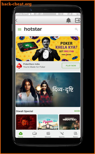 Pexmat Watch Live Cricket, tv show & movies screenshot