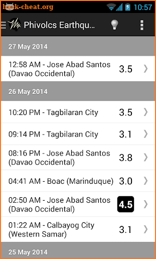 PH Weather And Earthquakes screenshot