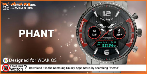 Phant Watch Face & Clock Widget screenshot