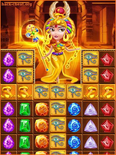 Pharaoh King Jewels Crush screenshot