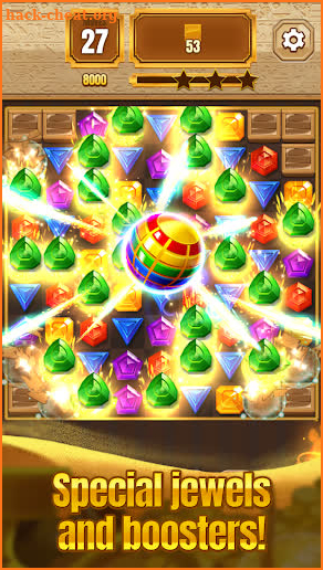 Pharaoh's Fortune Match 3: Gem & Jewel Quest Games screenshot