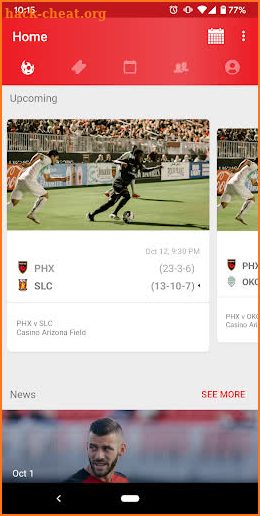 Phoenix Rising FC screenshot