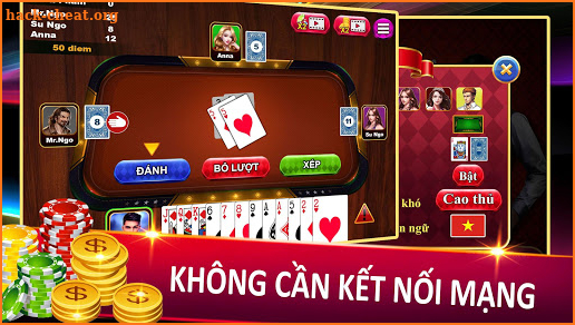 Phom - Ta La - Tú Lơ Khơ -  Tá Lả - Phỏm Offline screenshot