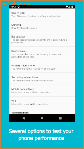 Phone Checkup - Test your phone performance screenshot