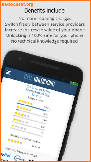 Phone Unlock - Network Unlock screenshot